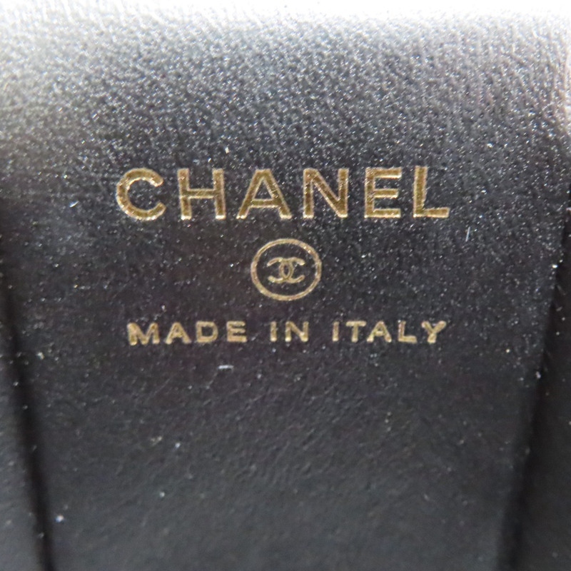 黑色 羊皮 圓桶包 鍊帶 肩背包 金釦【CHANEL 香奈兒】 AP2947-5