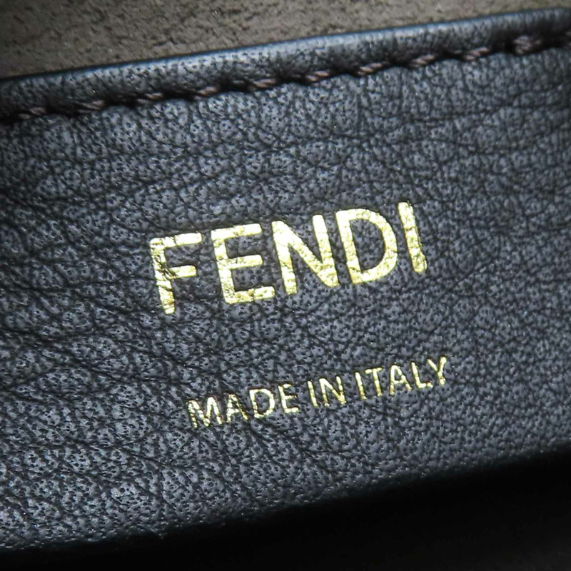 棕色牛皮 Mon Tresor 水桶包 肩背包【FENDI 芬迪】 8BS010-6