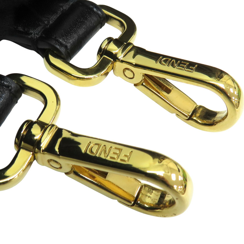 棕色牛皮 Mon Tresor 水桶包 肩背包【FENDI 芬迪】 8BS010-17