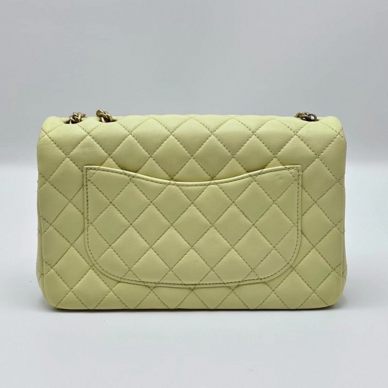 CHANEL 23S山茶花CF肩背斜背包 23*15*7 98新配件塵袋-3