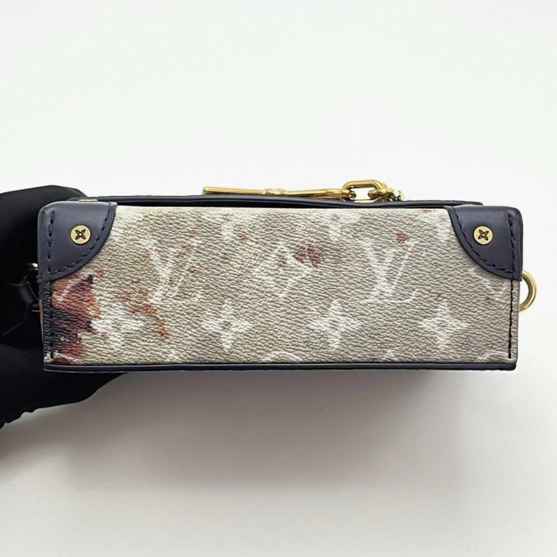 LV 火燒雲soft trunk盒子肩背斜背包 芯片款 18*12*6 98新配件塵袋-4