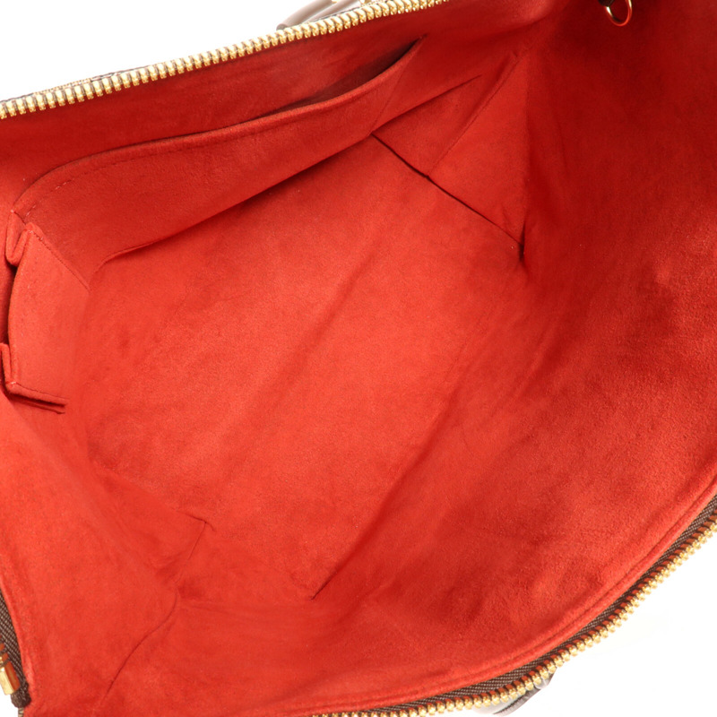 LOUIS VUITTON Damier Saleya MM金扣肩背袋/手挽袋-4