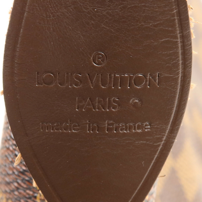 LOUIS VUITTON Damier Saleya MM金扣肩背袋/手挽袋-5