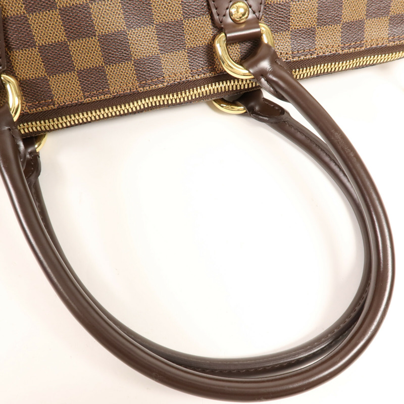 LOUIS VUITTON Damier Saleya MM金扣肩背袋/手挽袋-7