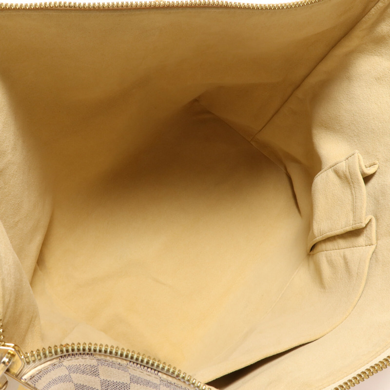 LOUIS VUITTON Damier Azur Saleya MM金扣手挽袋-4