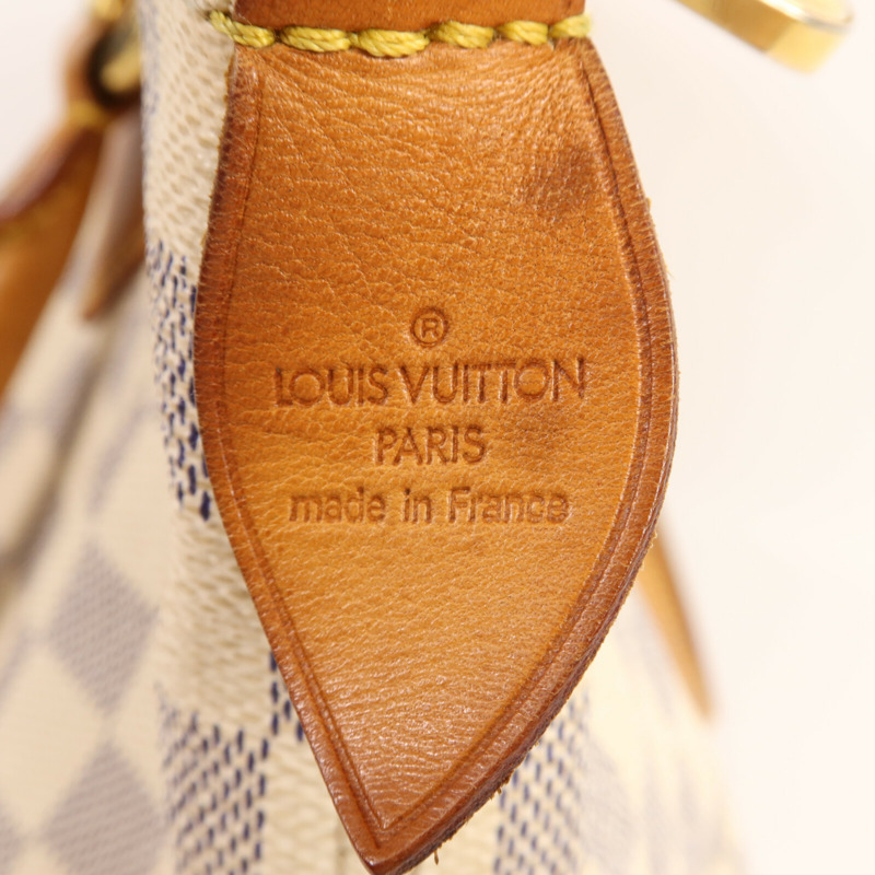 LOUIS VUITTON Damier Azur Saleya MM金扣手挽袋-5