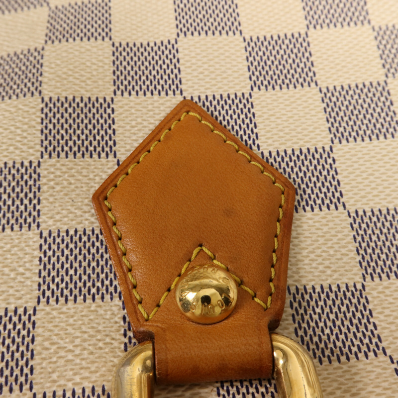LOUIS VUITTON Damier Azur Saleya MM金扣手挽袋-14