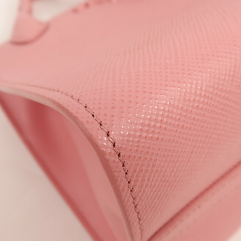 PRADA 牛皮皮革2 Way Shoulder Bag金扣手挽肩背兩用袋-10