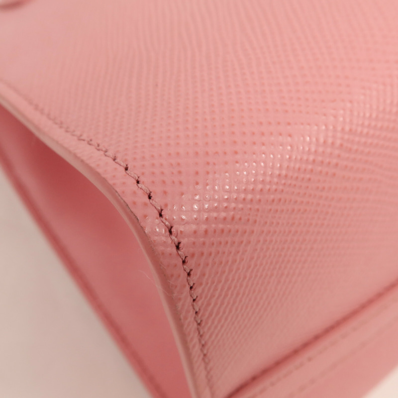 PRADA 牛皮皮革2 Way Shoulder Bag金扣手挽肩背兩用袋-12