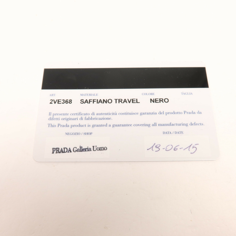 PRADA 牛皮皮革Work Bag銀扣公事包-7