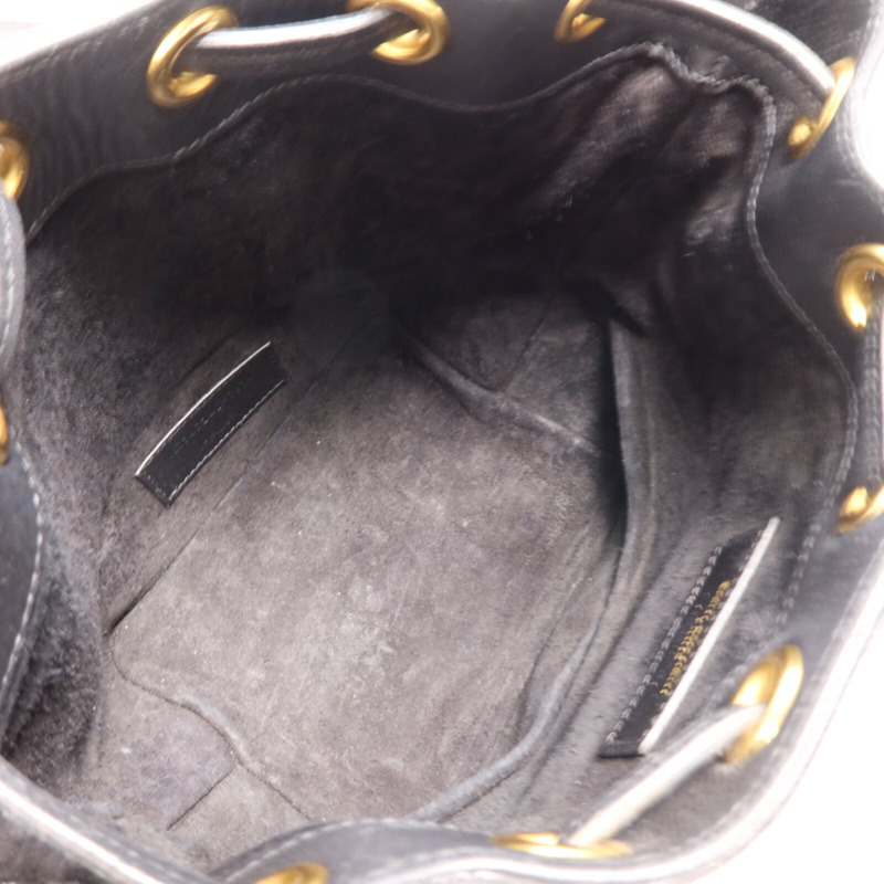 SAINT LAURENT 牛皮皮革Bucket Bag金扣手挽肩背兩用袋-4