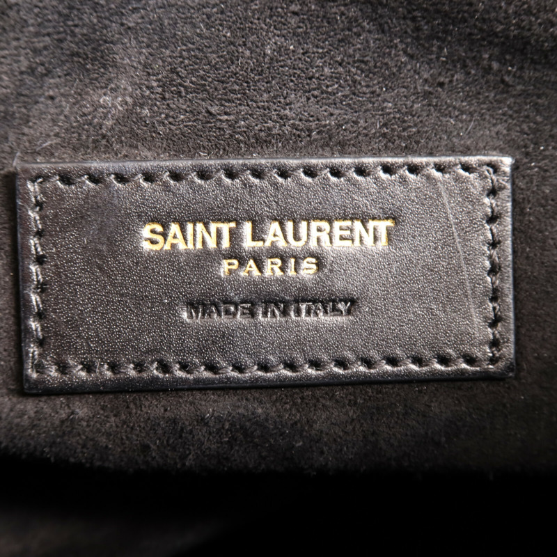 SAINT LAURENT 牛皮皮革Bucket Bag金扣手挽肩背兩用袋-5