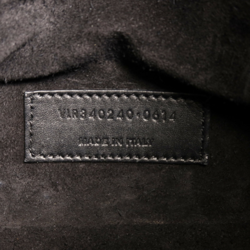 SAINT LAURENT 牛皮皮革Bucket Bag金扣手挽肩背兩用袋-6