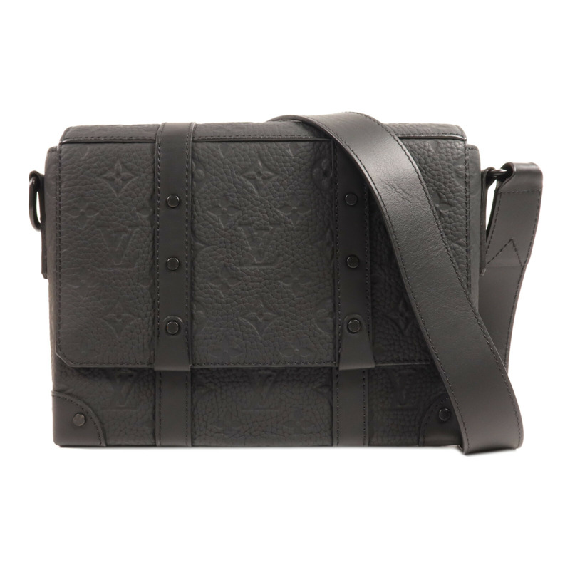 LOUIS VUITTON Monogram Taurillon Trunk Messenger Bag肩背袋-0