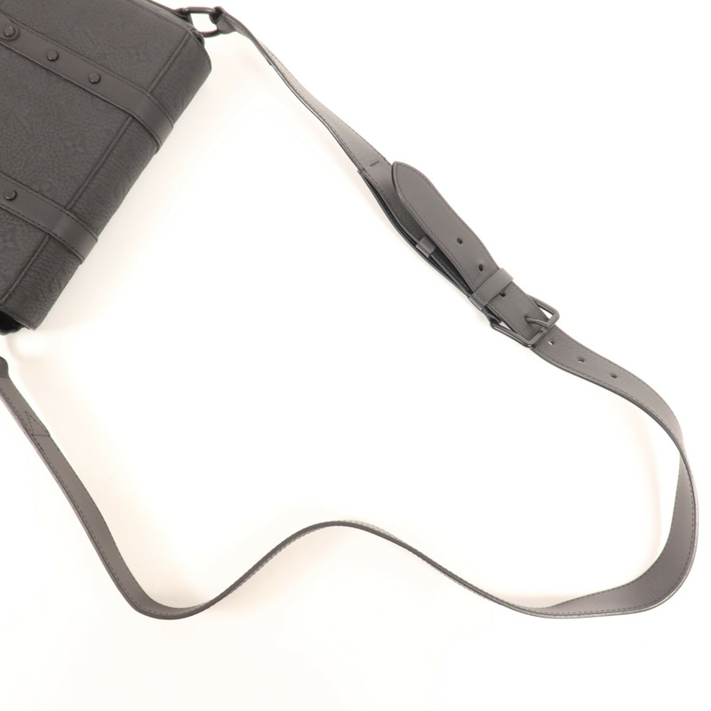 LOUIS VUITTON Monogram Taurillon Trunk Messenger Bag肩背袋-6