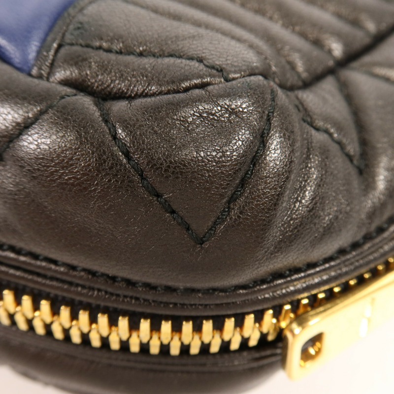 Miu Miu 牛皮皮革Shoulder Bag金扣肩背袋-10