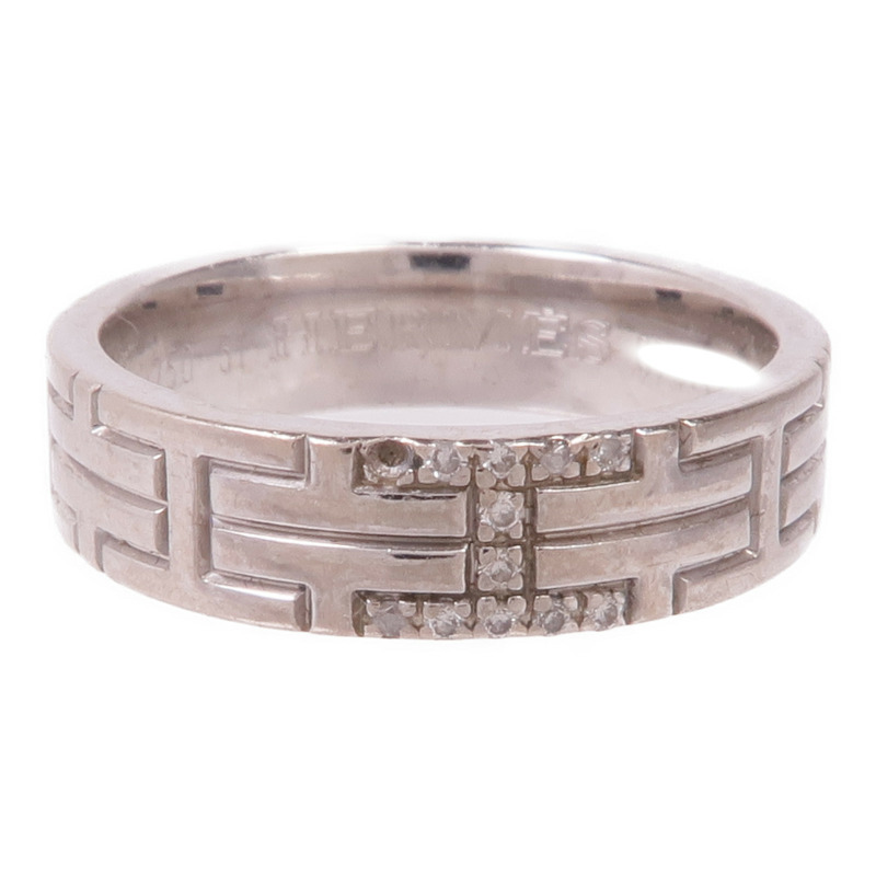 HERMES 18K白金Diamond Ring鑽石戒指Hermes#51/US#5.75-1