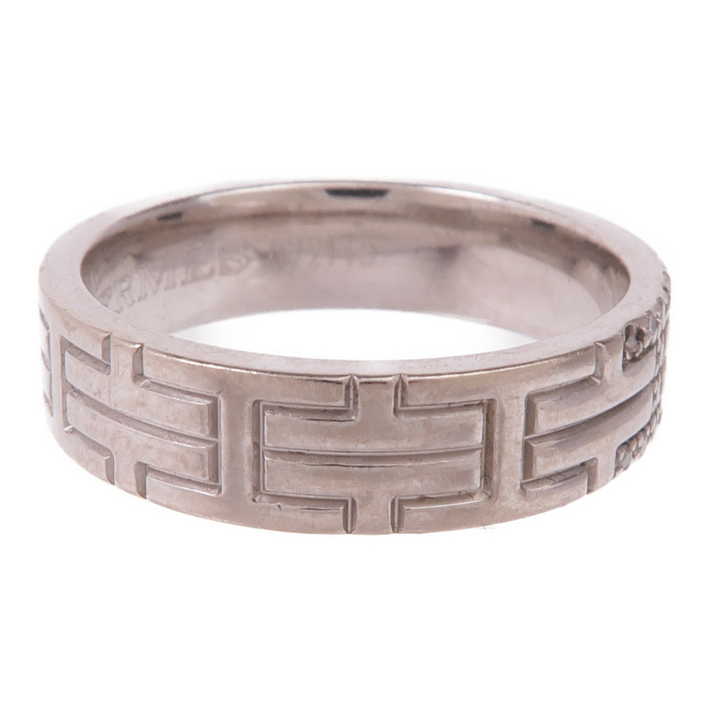 HERMES 18K白金Diamond Ring鑽石戒指Hermes#51/US#5.75-3