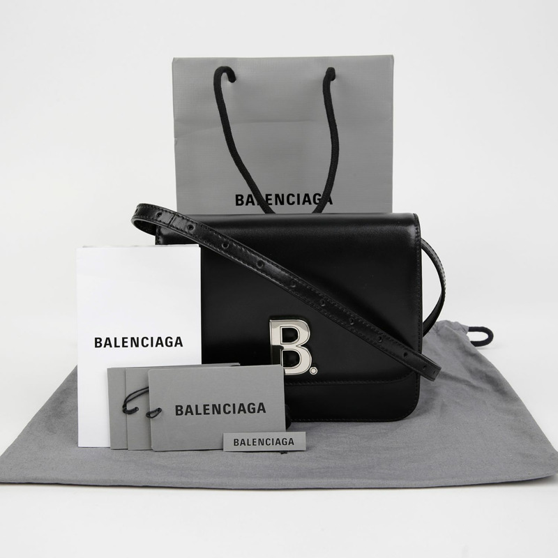 BALENCIAGA B Logo 小號肩斜背包 592898-0