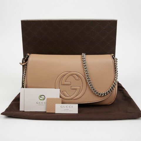 GUCCI Soho 流蘇單肩斜背包 336752