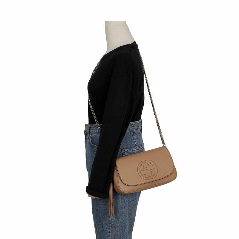 GUCCI Soho 流蘇單肩斜背包 336752-8