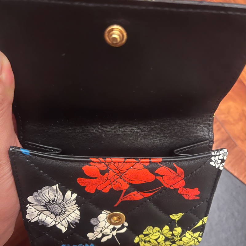 Versace拼花短夾-5