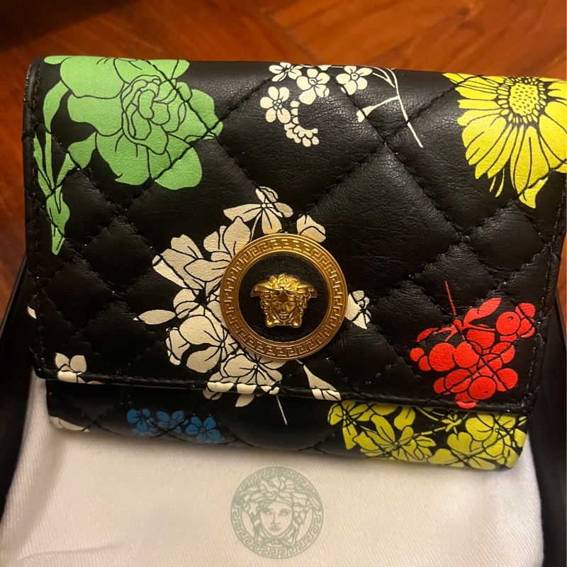 Versace拼花短夾-6