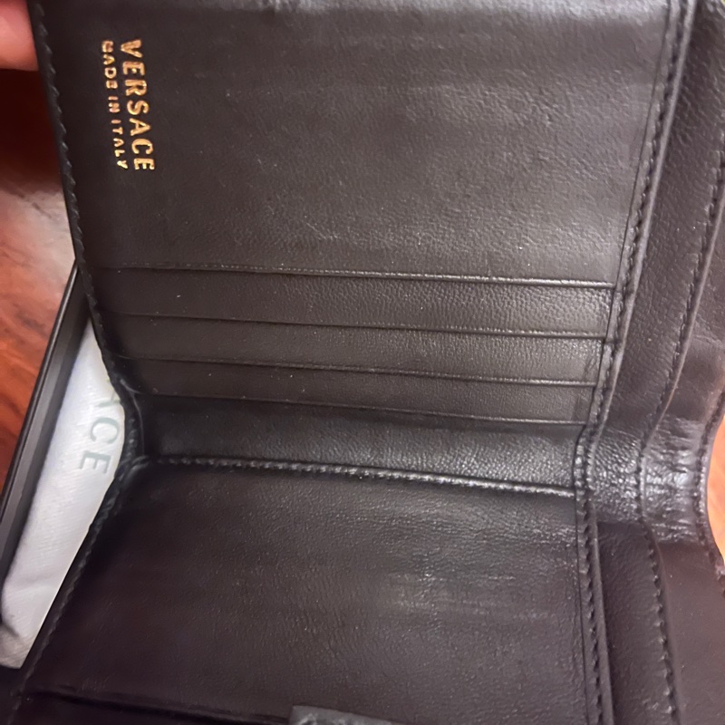 Versace拼花短夾-10