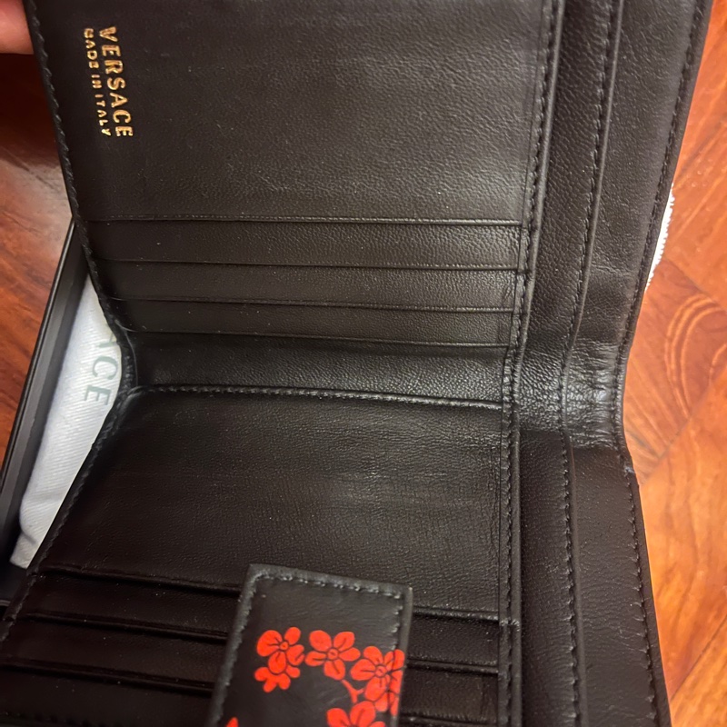 Versace拼花短夾-11