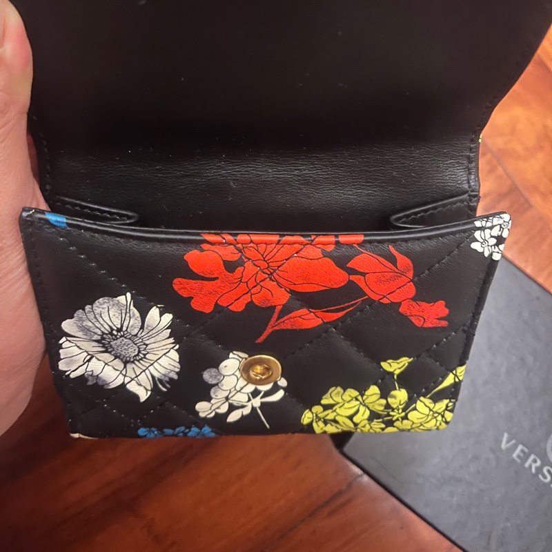 Versace拼花短夾-15