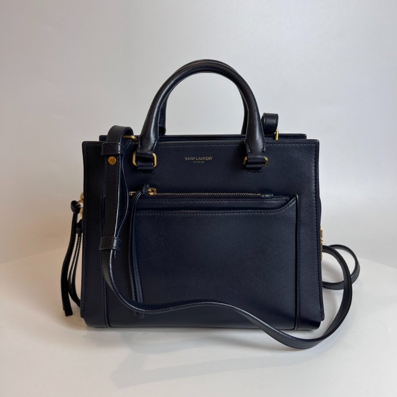 YSL 554116 深藍子母兩用包-0