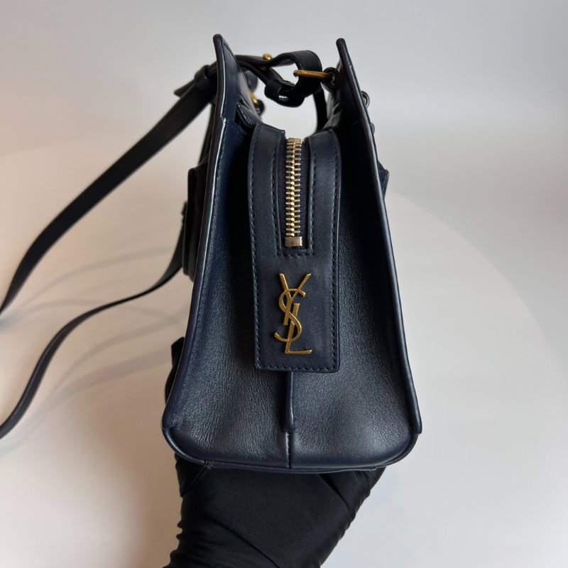 YSL 554116 深藍子母兩用包-2