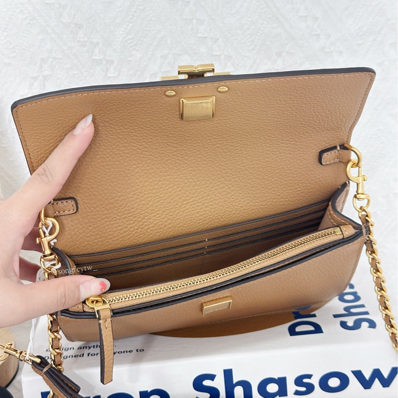 Tory Burch｜TB 大金logo 兩用WOC包-4