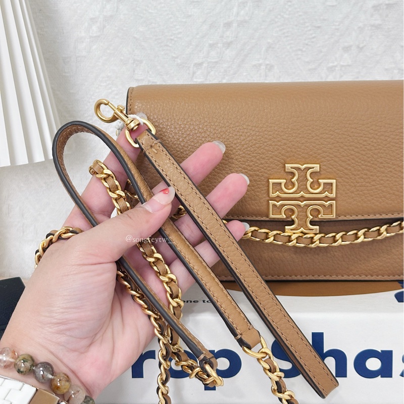 Tory Burch｜TB 大金logo 兩用WOC包-5