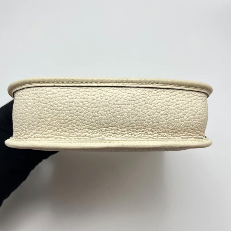 HERMES 奶油白金扣mini伊芙琳肩背斜背包17*18.5*5 98新配件塵袋-3
