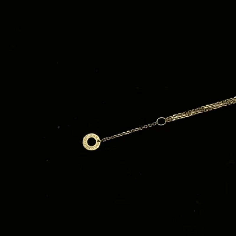 BVLGARI 白貝母扇子手鍊 鍊長20cm 98新配件盒子-1