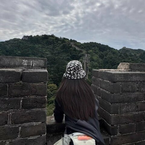 chanel 黑白印花漁夫遮陽帽s號 全新配件透明袋