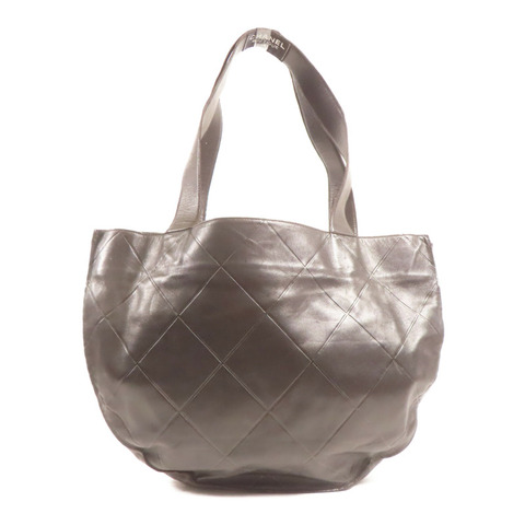 CHANEL 皮革Vintage Matelasse Shoulder Tote Bag手挽袋