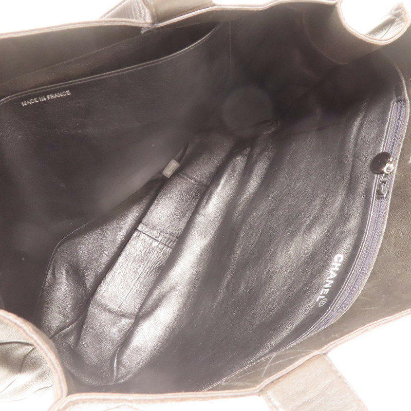 CHANEL 皮革Vintage Matelasse Shoulder Tote Bag手挽袋-4