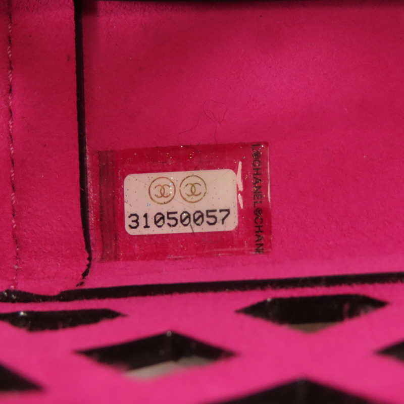 CHANEL 牛皮皮革See Through Flap金扣鏈帶肩背袋-6