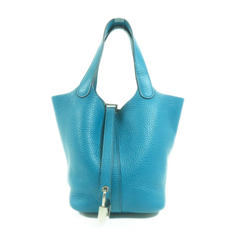 HERMES Clemence皮革Picotin PM手挽袋-0