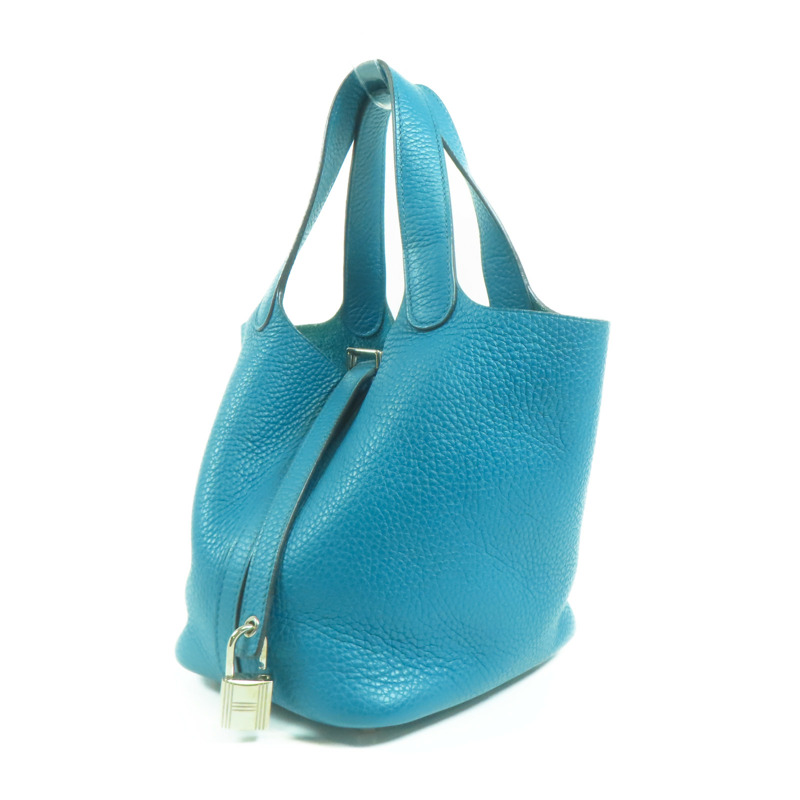 HERMES Clemence皮革Picotin PM手挽袋-2