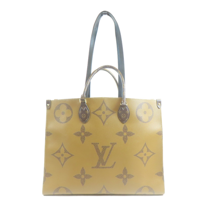 LOUIS VUITTON Monogram Giant OnTheGo GM金扣手挽肩背兩用袋-1