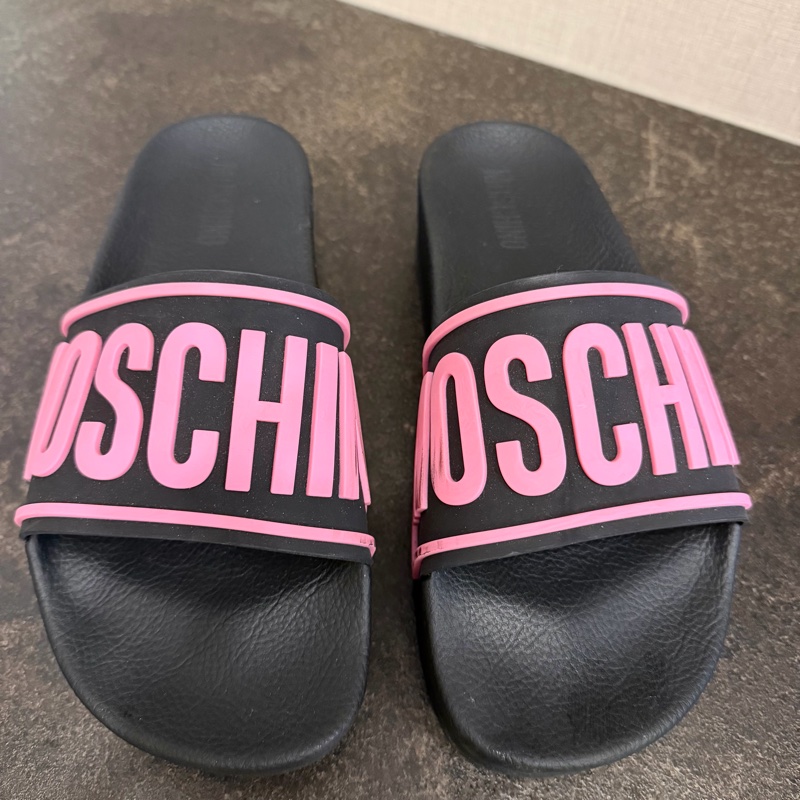 moschino厚底拖鞋-5
