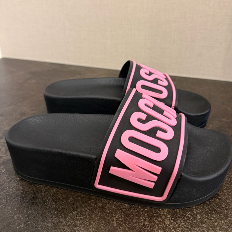 moschino厚底拖鞋-7