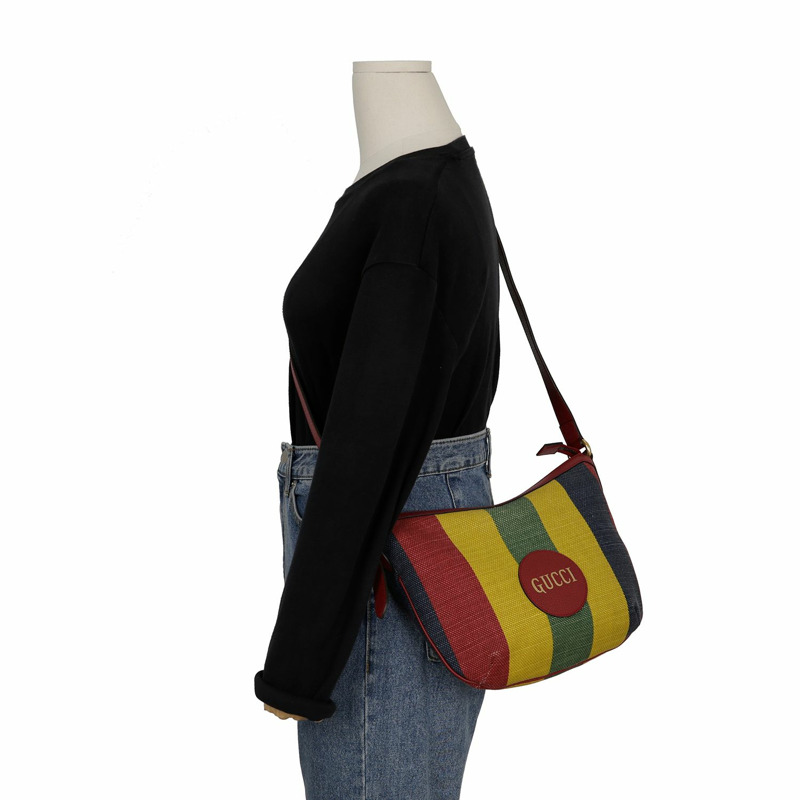 GUCCI 626422 Biadera 條紋肩背包-10