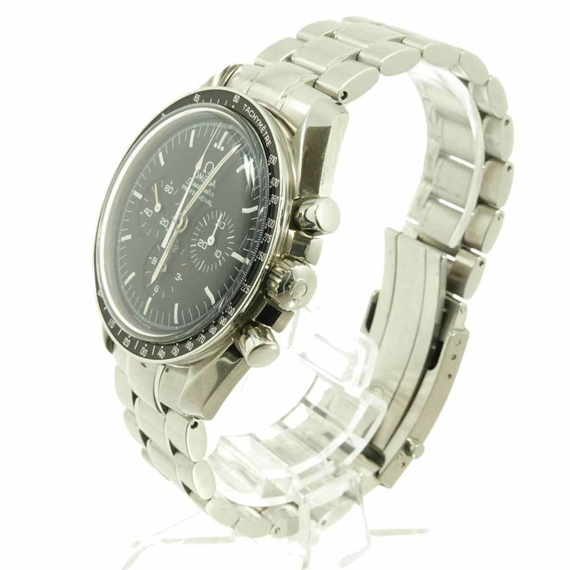 歐米茄超霸專業3571 50 Galaxy Express 999 男士腕錶 黑色 手動上鍊-2