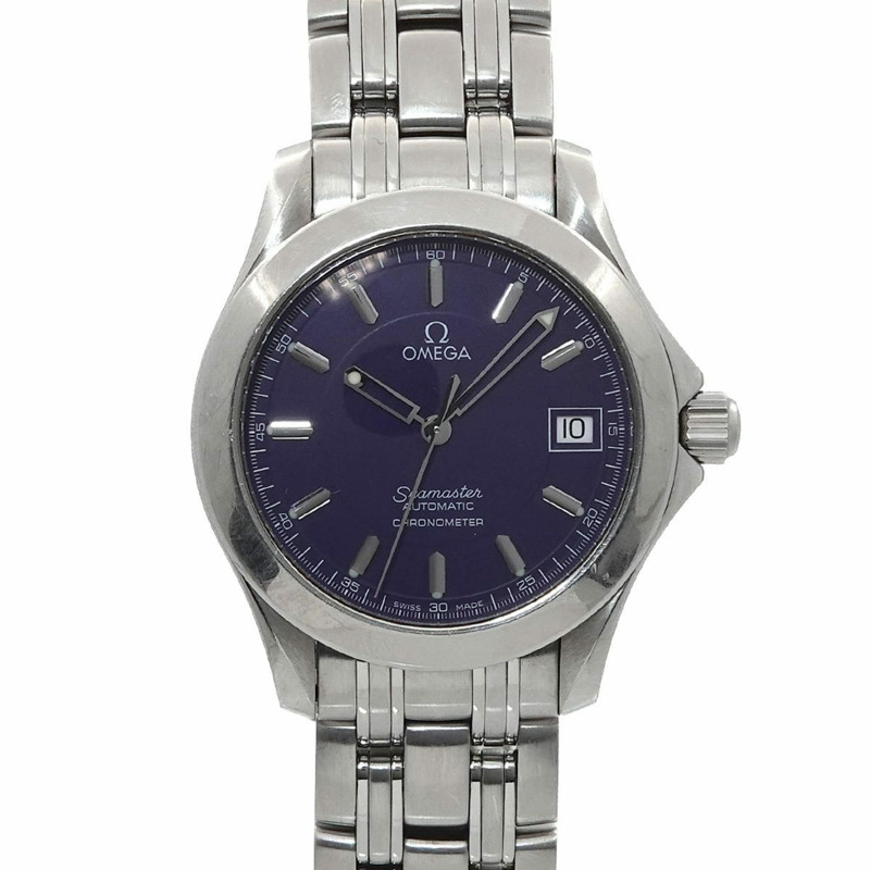 歐米茄海馬120 Jack Mayol 2001 2507 80,限量版4000枚,男士腕錶,日期顯示,海軍藍,自動上鍊-1