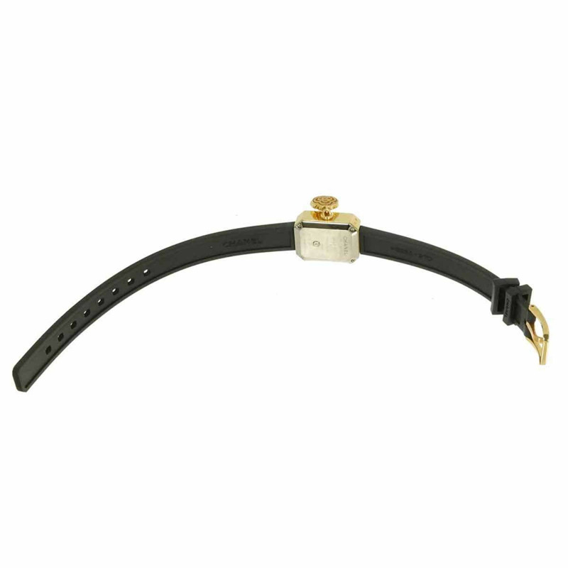 香奈兒山茶花臻選系列 H6361,全球限量發行 1000 枚,女士腕錶,黑色,18K 黃金,石英機芯-4