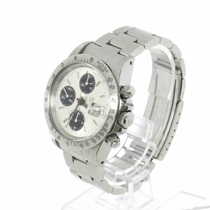 帝舵蠔式恆動計時腕錶 79180 男士自動機械錶,銀色-1